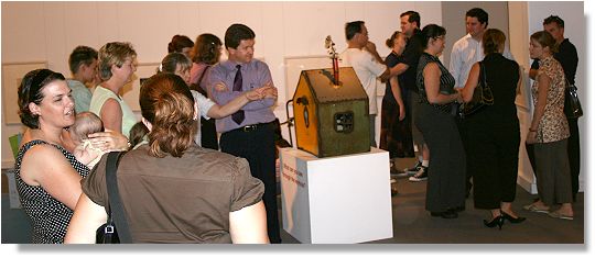 Visitors discover the Ecotourism Puzzle Map at the launch.