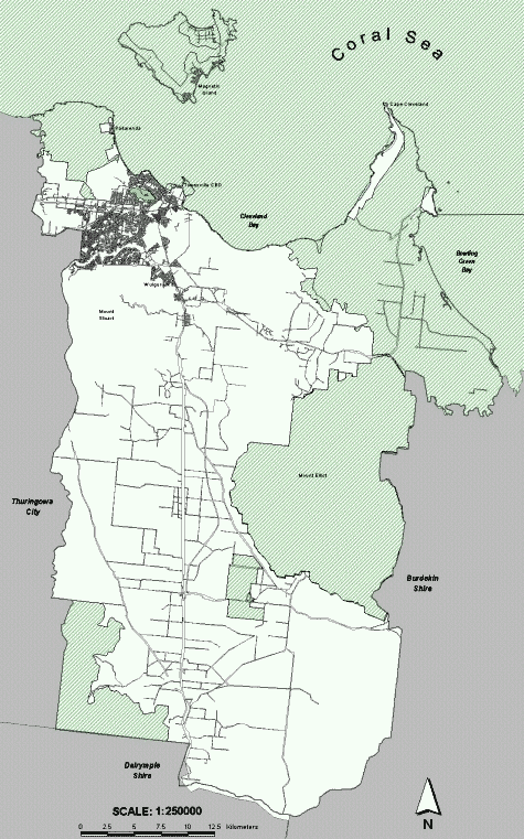 Register of the National Estate and Queensland Heritage  Map